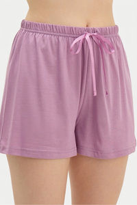 Sweet Dreams Solid Short Set - Lavender Mist — thumbnail 7